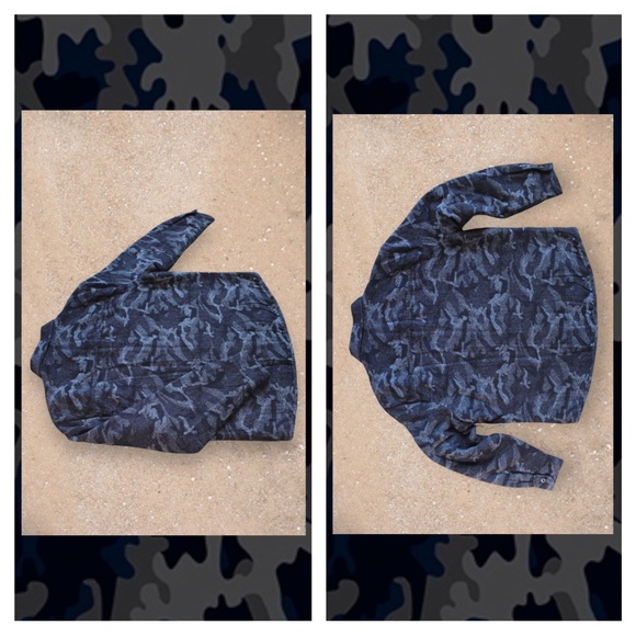 Lucky Brand Camouflage Button Down Shirt Jacket - Picture 13 of 14